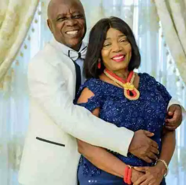 Female Blogger, Linda Ikeji Celebrates Her Parents